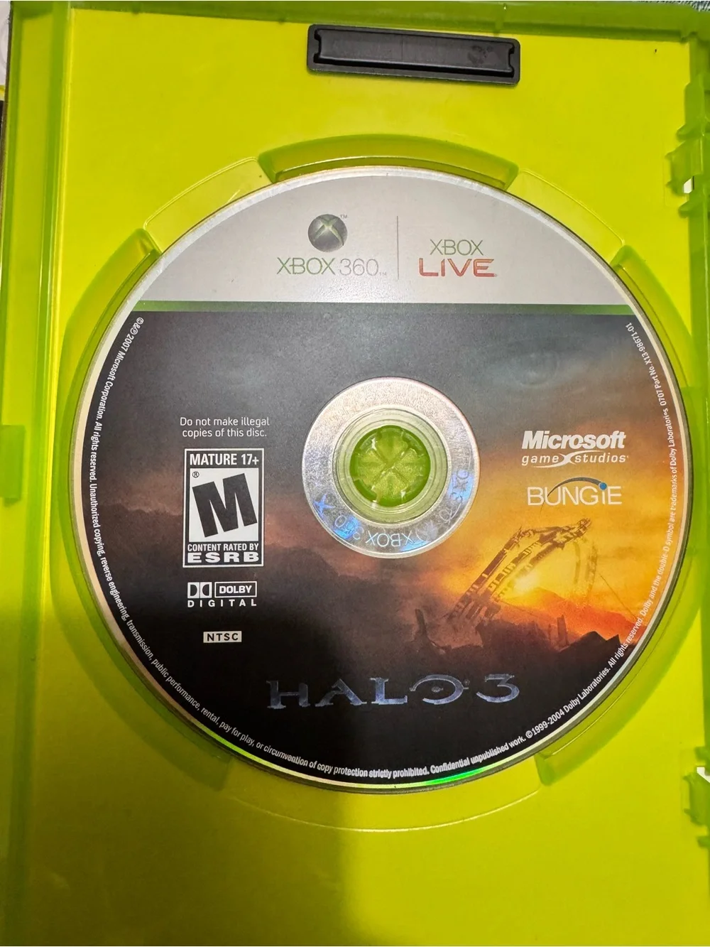 Microsoft Xbox 360 Halo 3 - complete game with manuals